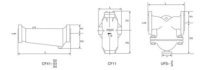 CF41汽水分離器結構圖- 上海昆煉閥門制造有限公司 CF41汽水分離器結構圖- 上海昆煉閥門制造有限公司